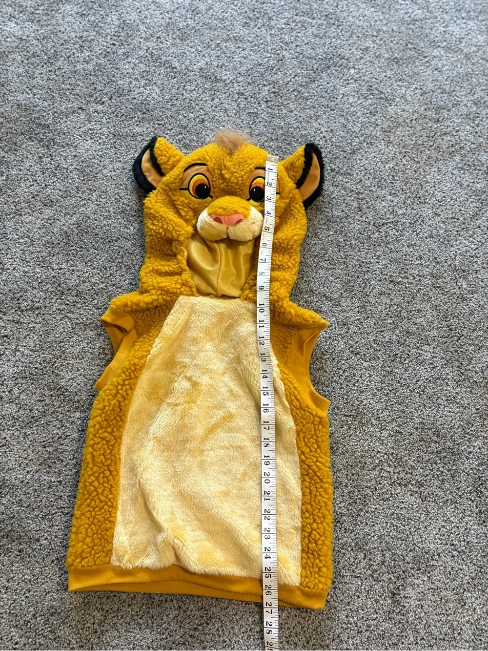 Vintage 90s Lion King Simba Toddler Costume